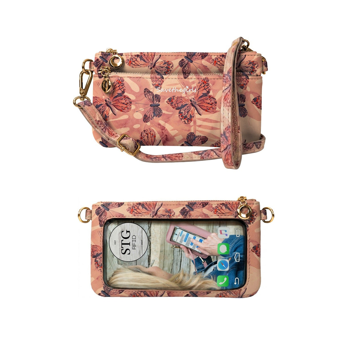 Bolso Bella RFID con Pantalla Táctil | Crossbody Compacto para Mujer Conectada