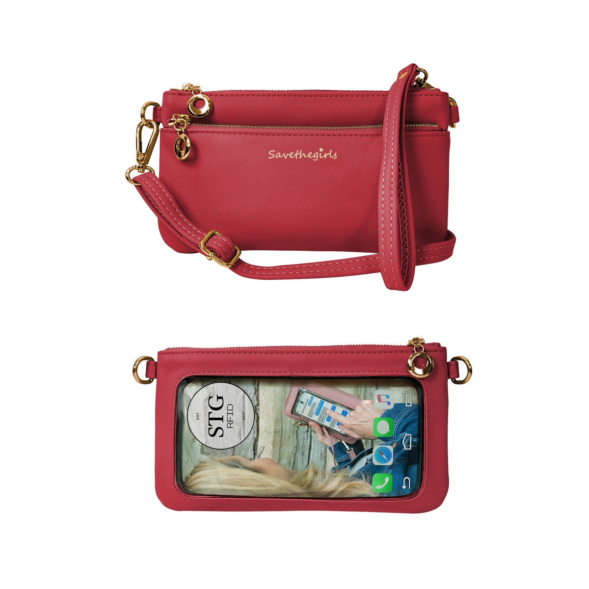 Bolso Bella RFID con Pantalla Táctil | Crossbody Compacto para Mujer Conectada