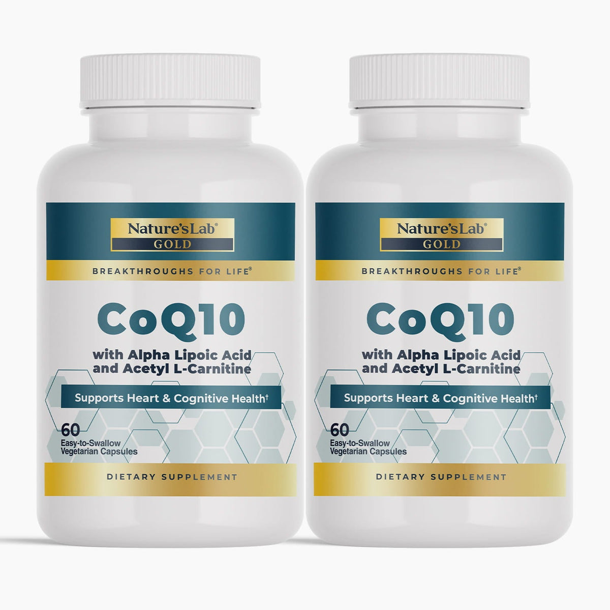 Nature's Lab Gold CoQ10 + Alpha Lipoic Acid + Acetyl L-Carnitine HCl