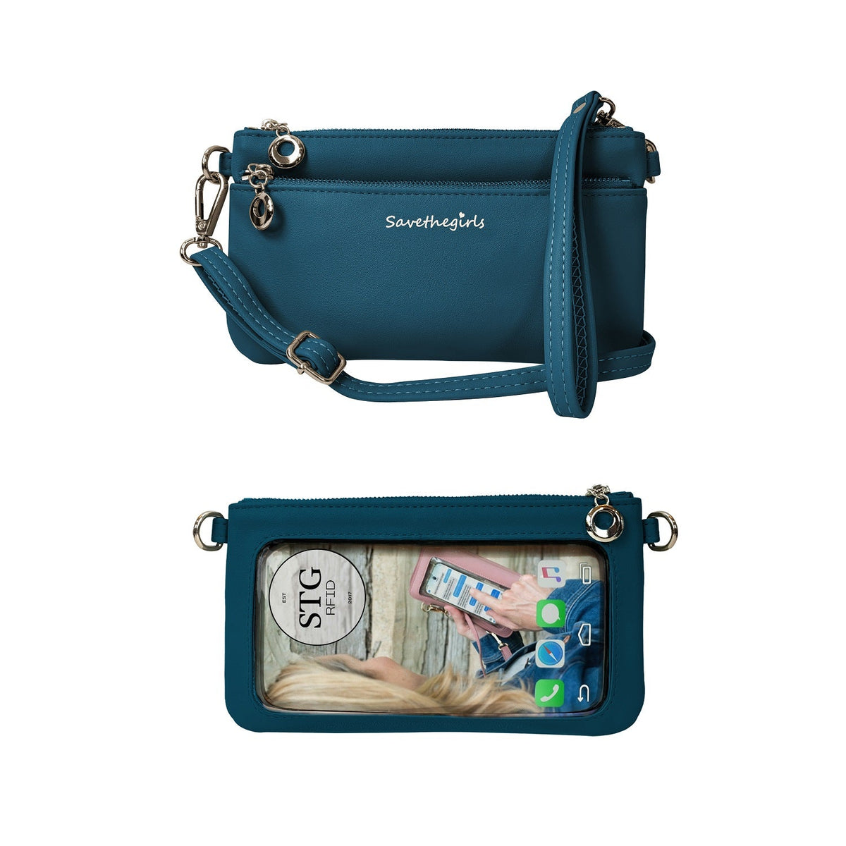 Bolso Bella RFID con Pantalla Táctil | Crossbody Compacto para Mujer Conectada