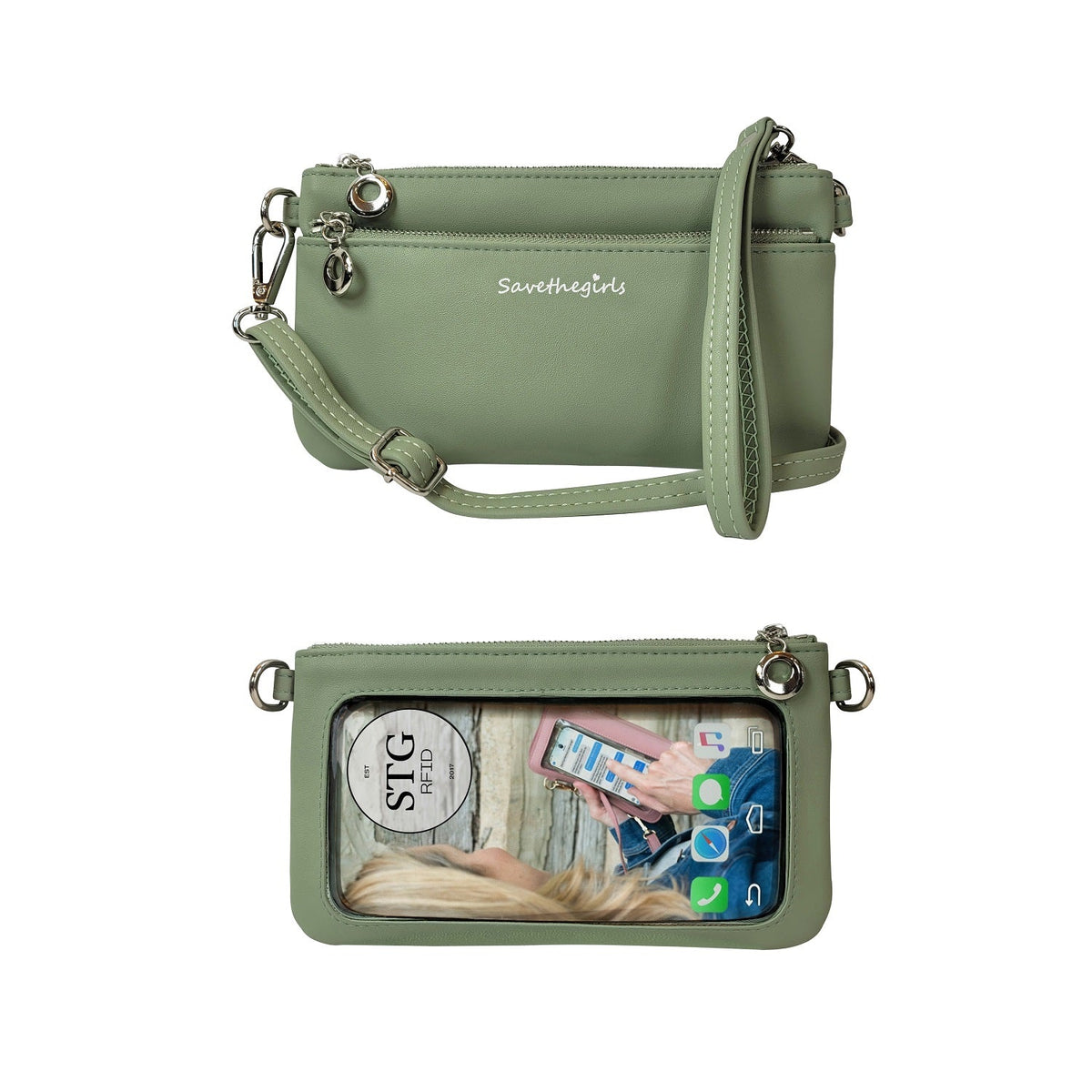 Bolso Bella RFID con Pantalla Táctil | Crossbody Compacto para Mujer Conectada