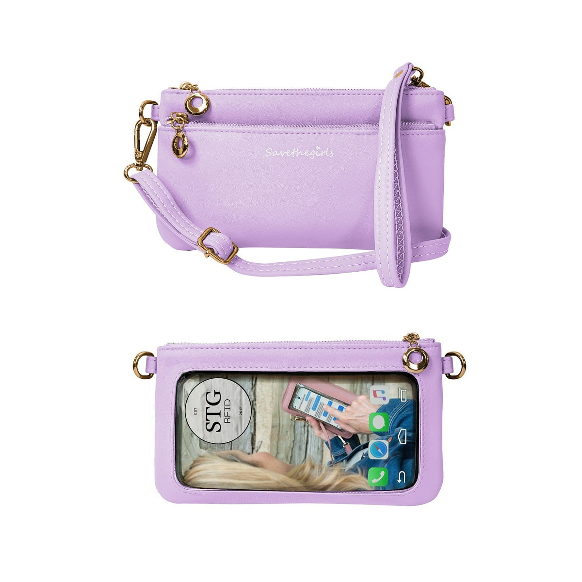 Bolso Bella RFID con Pantalla Táctil | Crossbody Compacto para Mujer Conectada