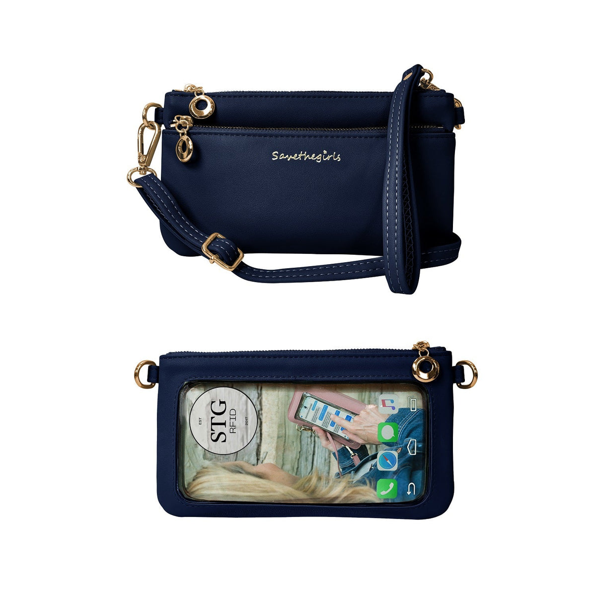 Bolso Bella RFID con Pantalla Táctil | Crossbody Compacto para Mujer Conectada