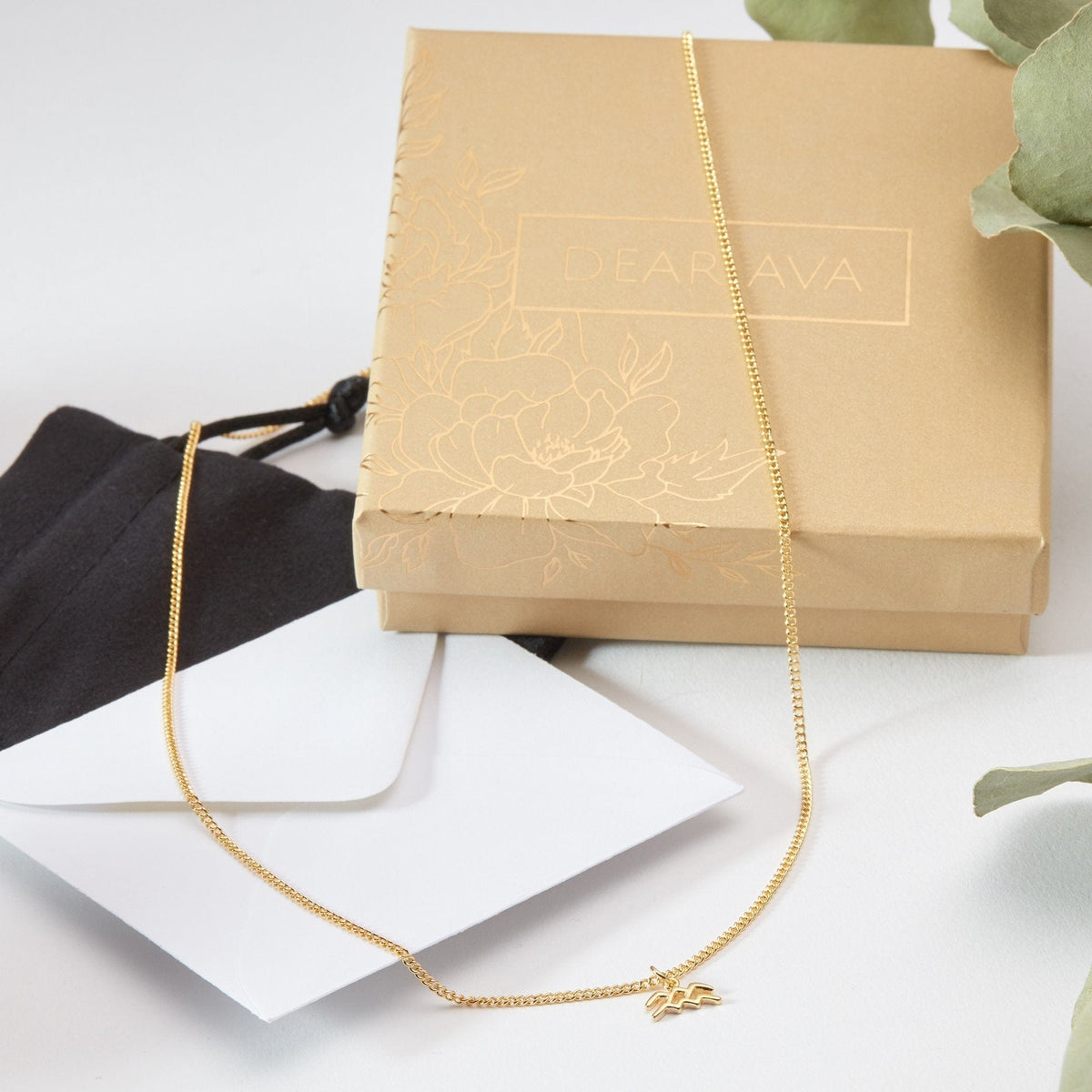Collar Acuario ★ 26 de Enero | Regalo Personalizado de Cumpleaños