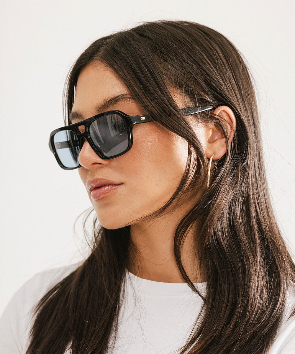 Lentes Aviador Vintage Beau | Estilo Retro de los 70s con Marco Rectangular