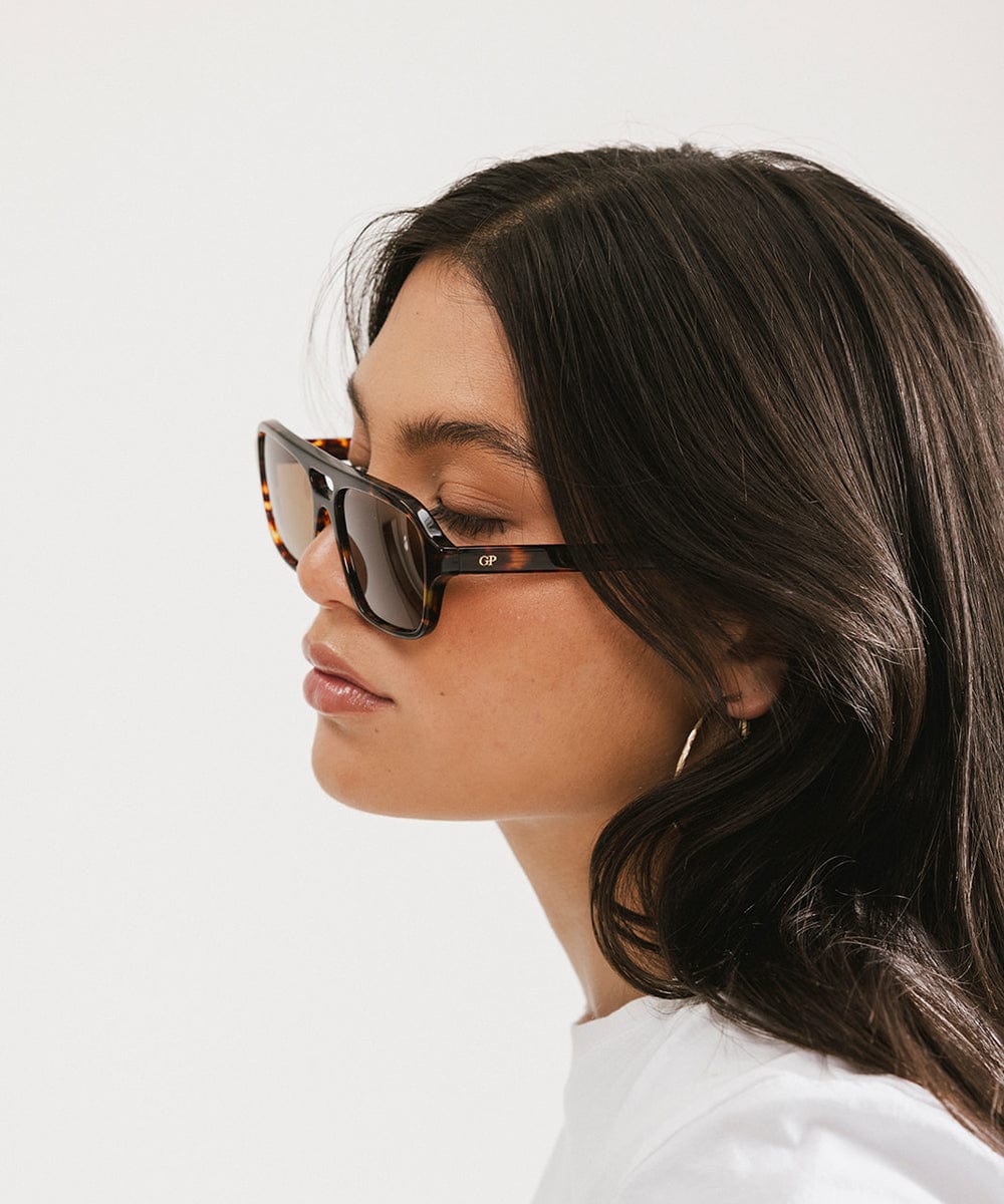 Lentes Aviador Vintage Beau | Estilo Retro de los 70s con Marco Rectangular