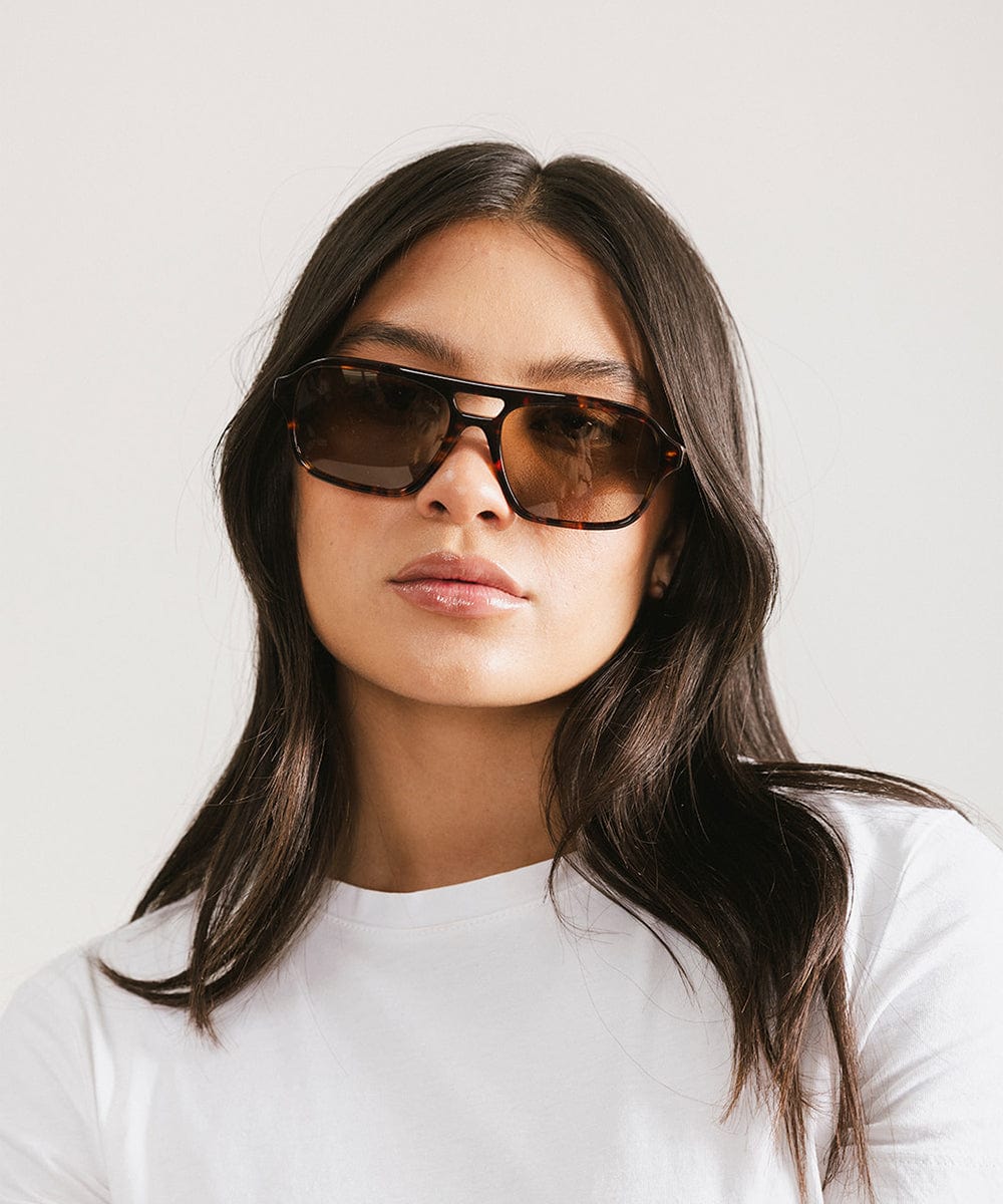 Lentes Aviador Vintage Beau | Estilo Retro de los 70s con Marco Rectangular