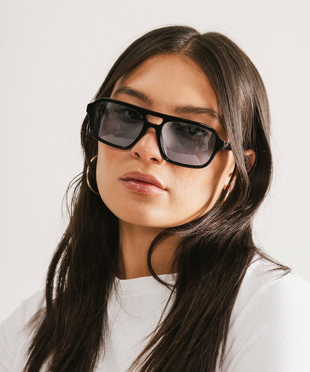 Lentes Aviador Vintage Beau | Estilo Retro de los 70s con Marco Rectangular